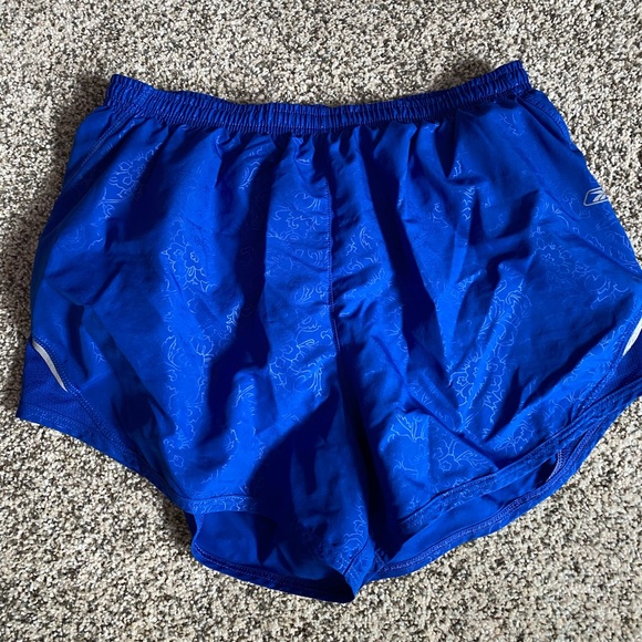 Blue Reebok running shorts Medium M - Picture 1 of 3